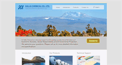 Desktop Screenshot of hallachem.com